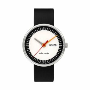 Walter Gropius Unisexuhr Classic Date WG 008-01 Edelstahl