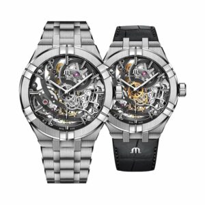 Maurice Lacroix Uhren-Set inkl. Wechselarmband Aikon Skeleton AI6028-SS002-030-2