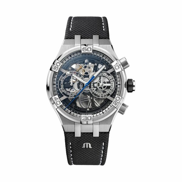 Maurice Lacroix Herrenuhr Aikon Chronograph Skeleton AI6098-SS001-090-1 Edelstahl