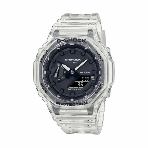 Casio Herrenuhr Classic Skeleton GA-2100SKE-7AER Resin